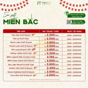 Bảng giá Quốc Khánh 2/9
