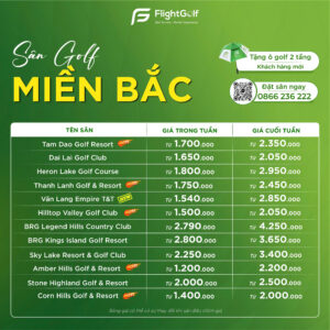 Bảng giá ưu đãi tháng 8 