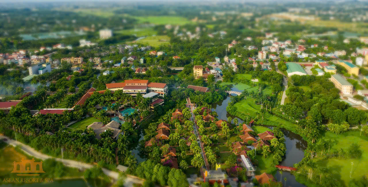 ASEAN Onsen Golf & Resort với cảnh quan đa dạng