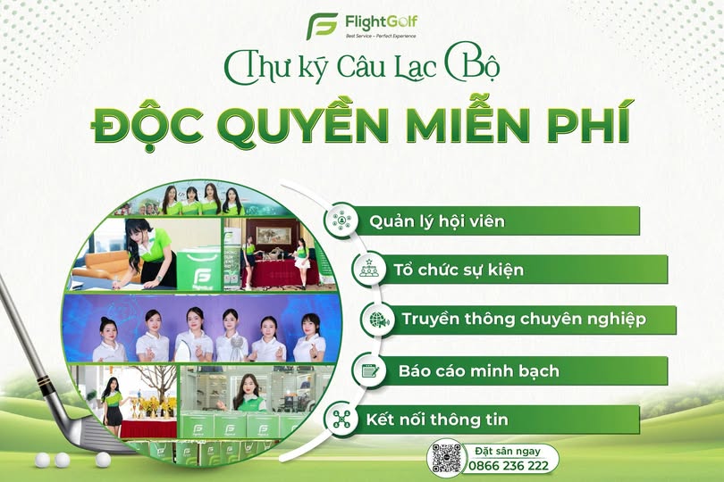 Dịch vụ Thư ký CLB Golf miễn phí