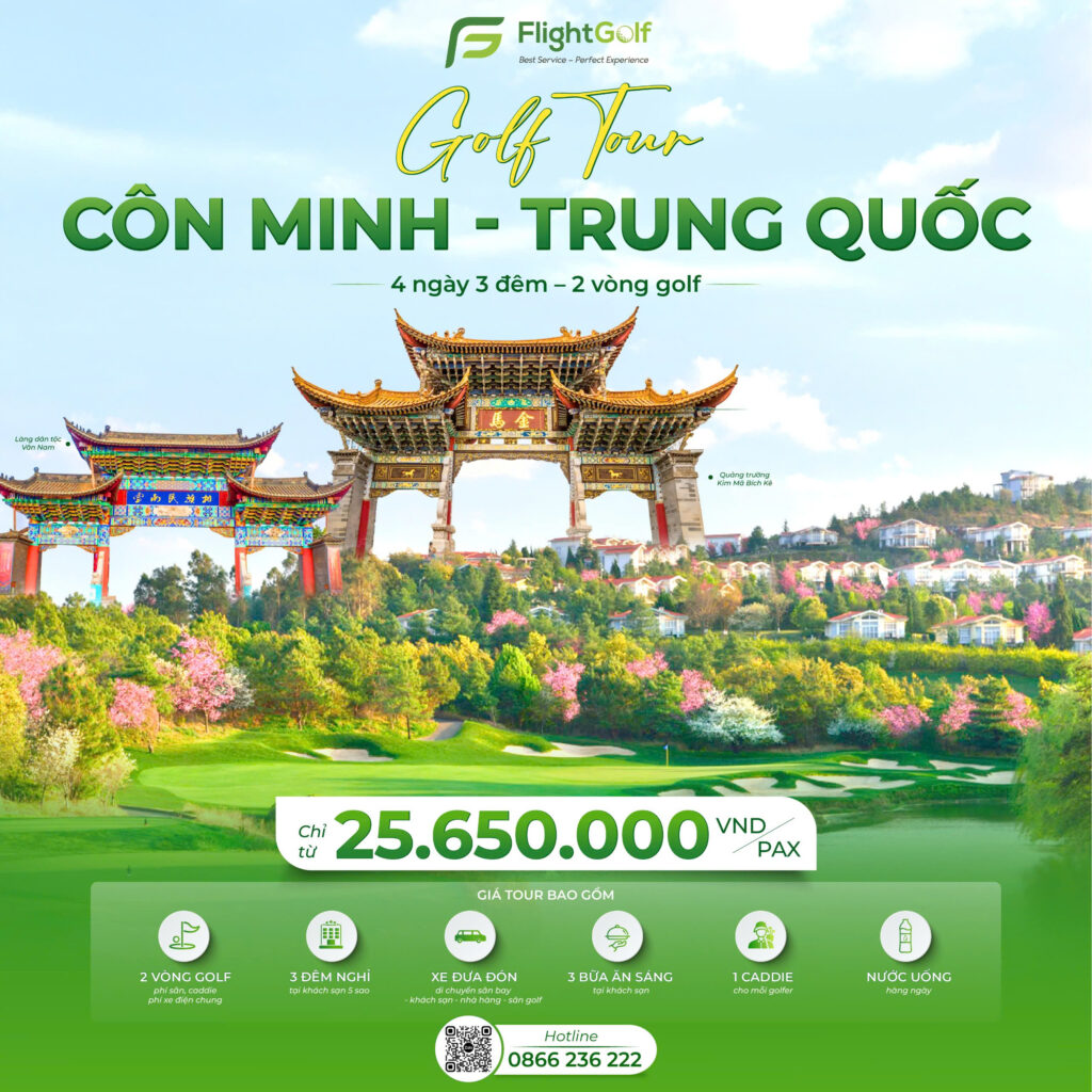 tour golf Côn Minh