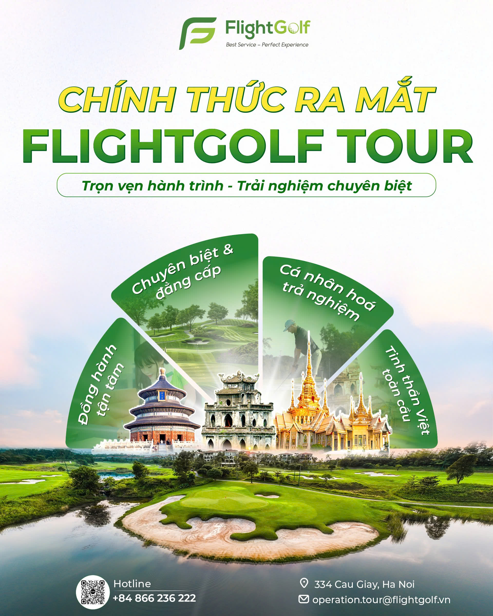 Golf Tour Đại Trà và Golf Tour Chuyên Biệt FlightGolf